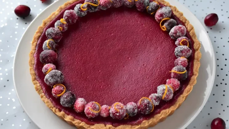 Simple and Delicious Cranberry-Orange Curd Tart Recipe for Beginners